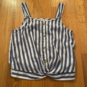 Abercrombie Kids Blue and White Tank Top